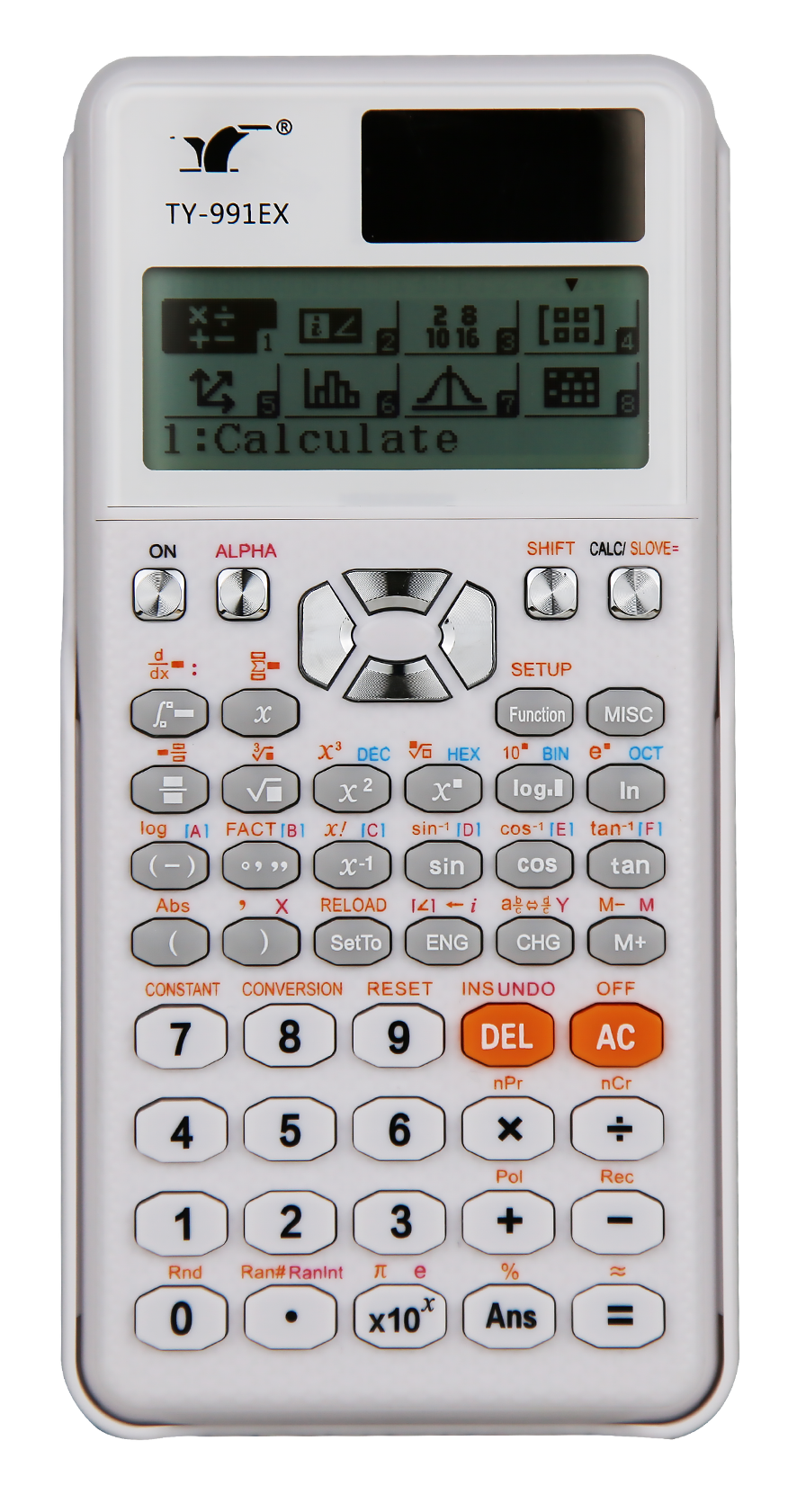 Solar dual power scientific calculator
