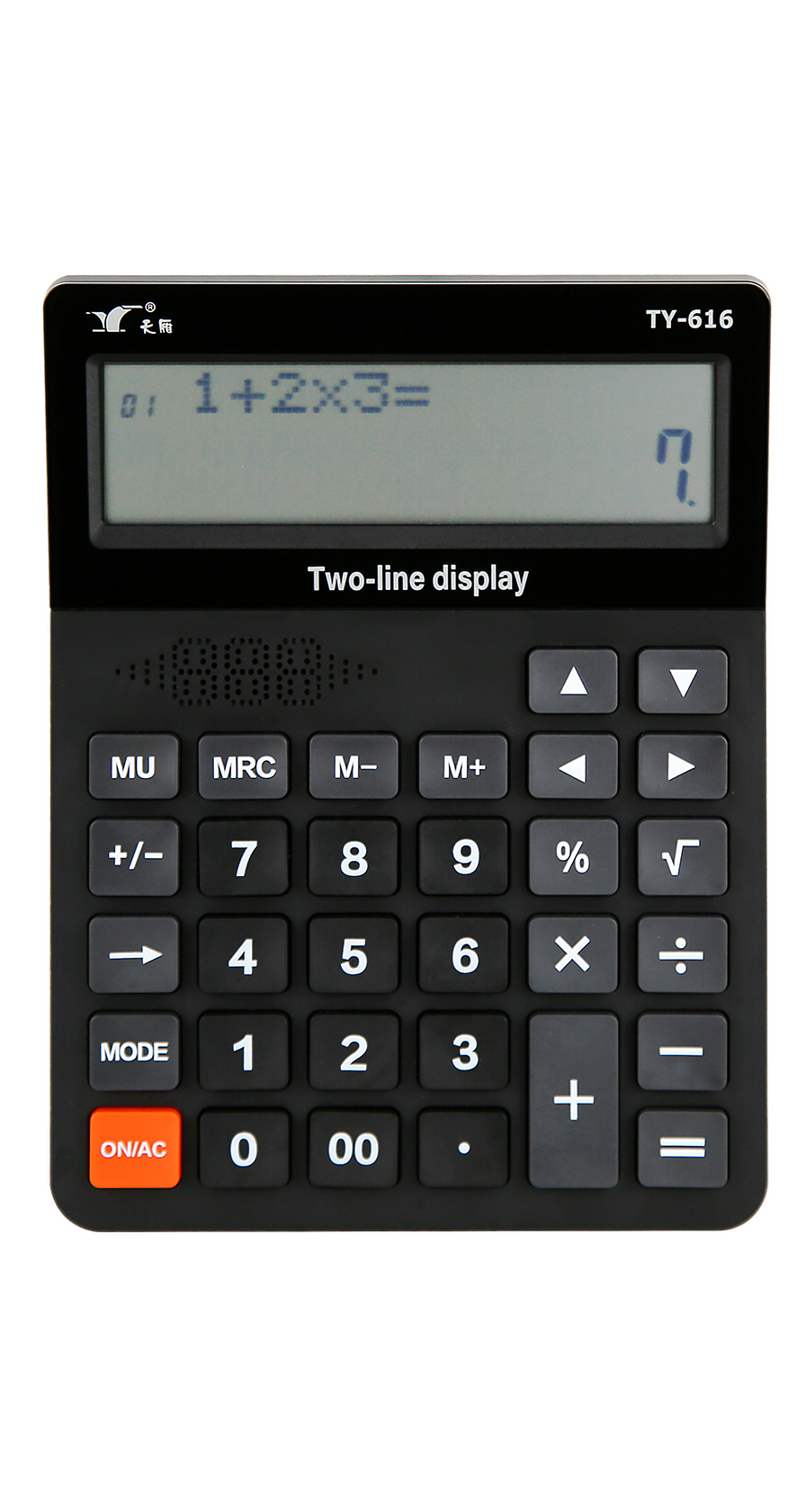 12-digit solar-powered desktop calculator
